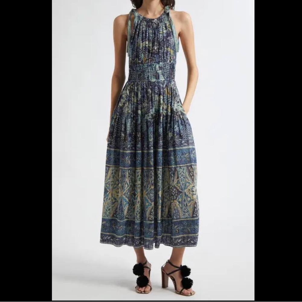 ULLA JOHNSON Essie midi dress Sz 10